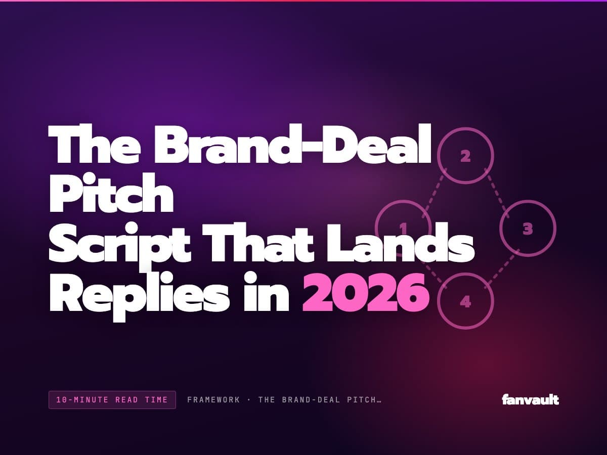 The Brand-Deal Pitch Script That Lands Replies in 2026