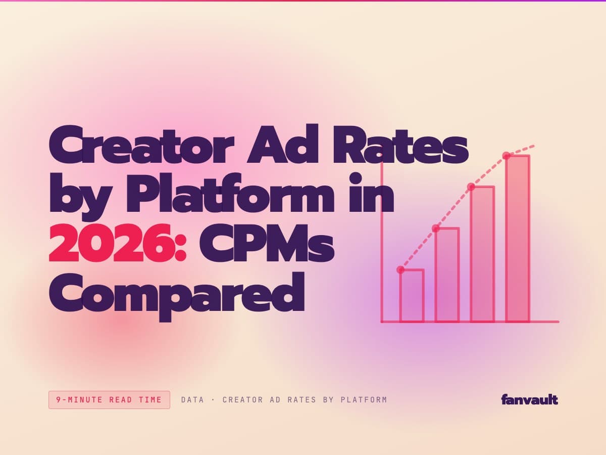 Creator Ad Rates by Platform: What CPMs Actually Pay in 2026