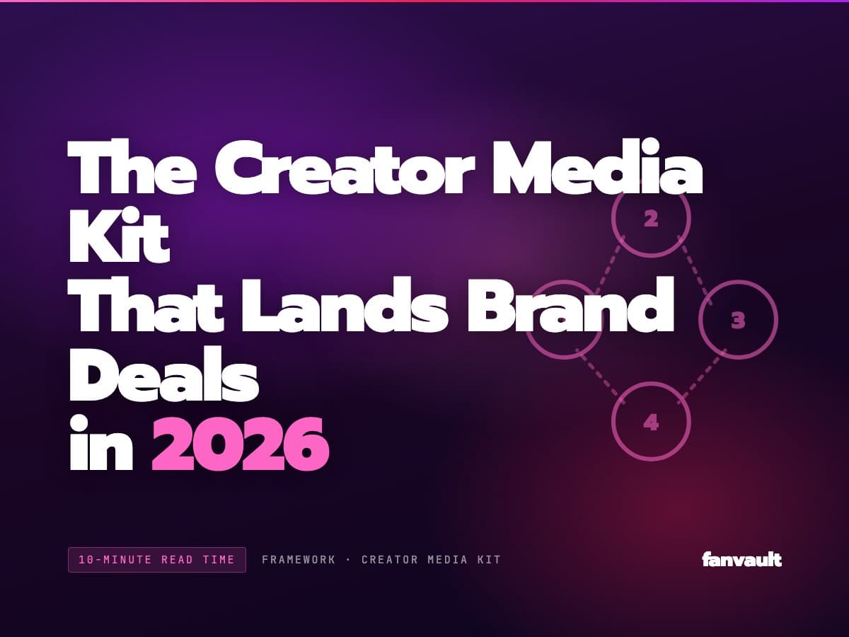 The Creator Media Kit That Lands Brand Deals in 2026