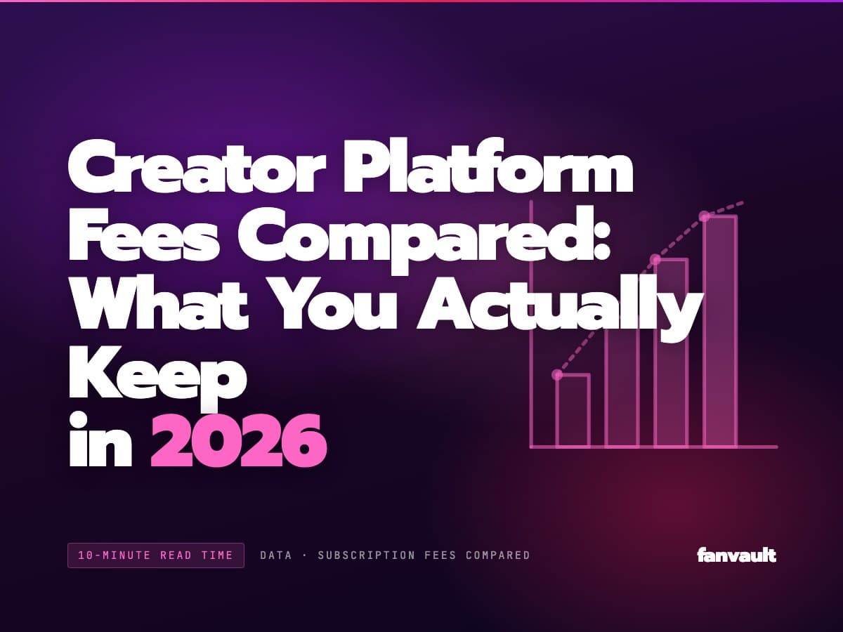 Creator Platform Fees Compared: What You Actually Keep in 2026
