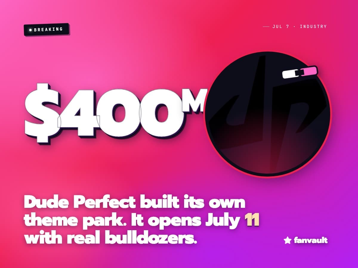 Dude Perfect built its own theme park. It opens July 11 with real bulldozers.