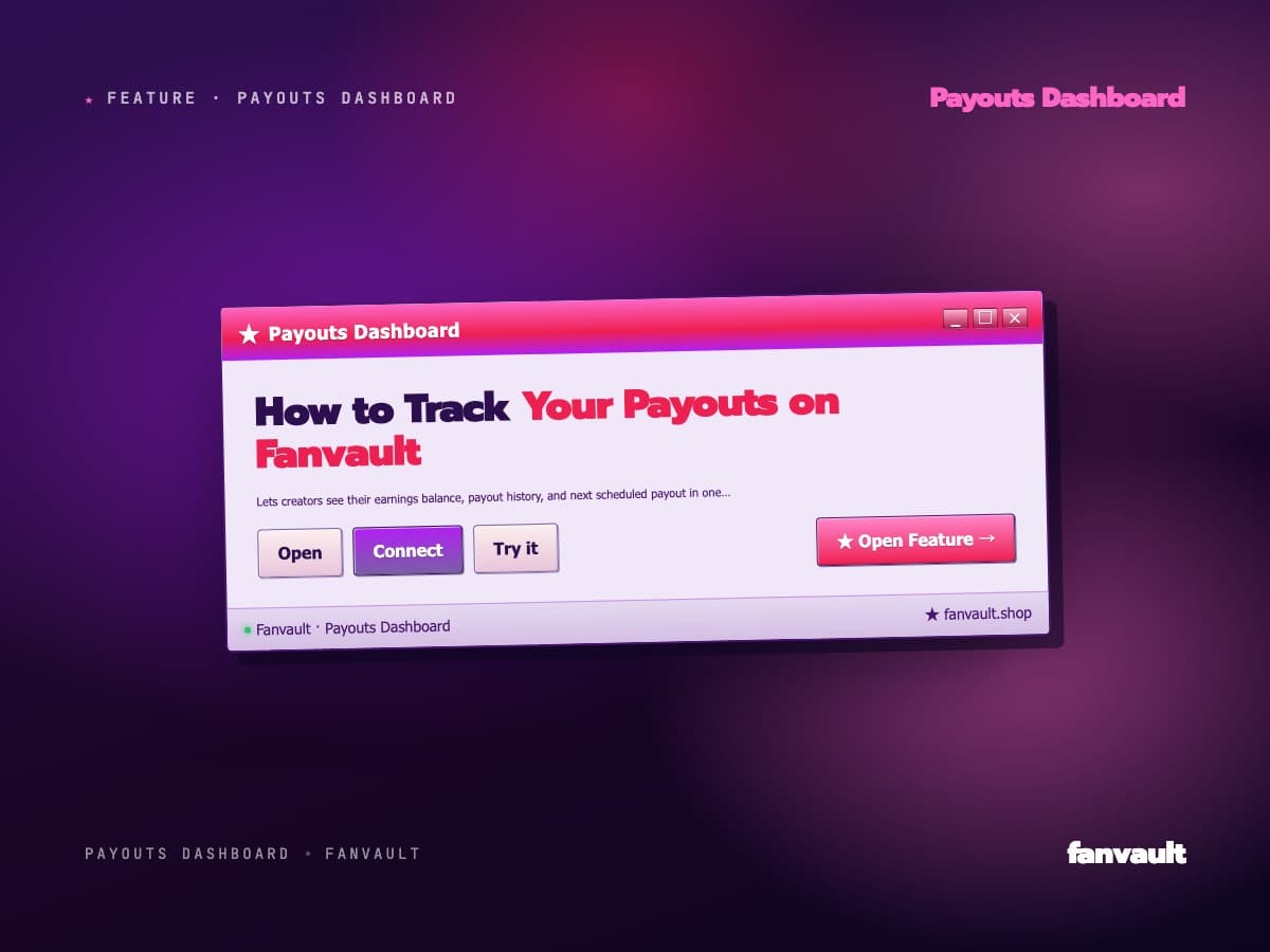 How to Track Your Payouts on Fanvault