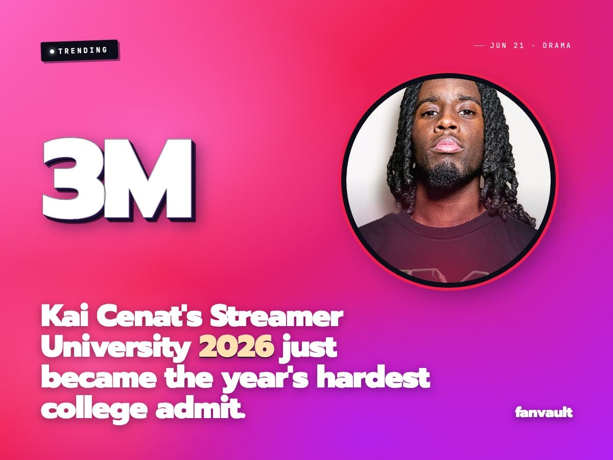 Kai Cenat's Streamer University 2026 just became the year's hardest college admit.