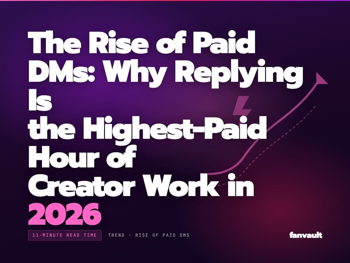 The Rise of Paid DMs: Why Replying Is the Highest-Paid Hour of Creator Work in 2026