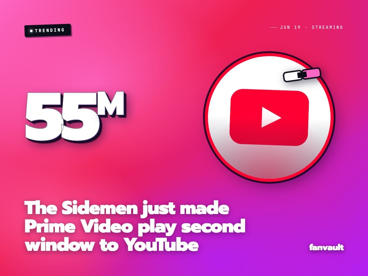 The Sidemen just made Prime Video play second window to YouTube