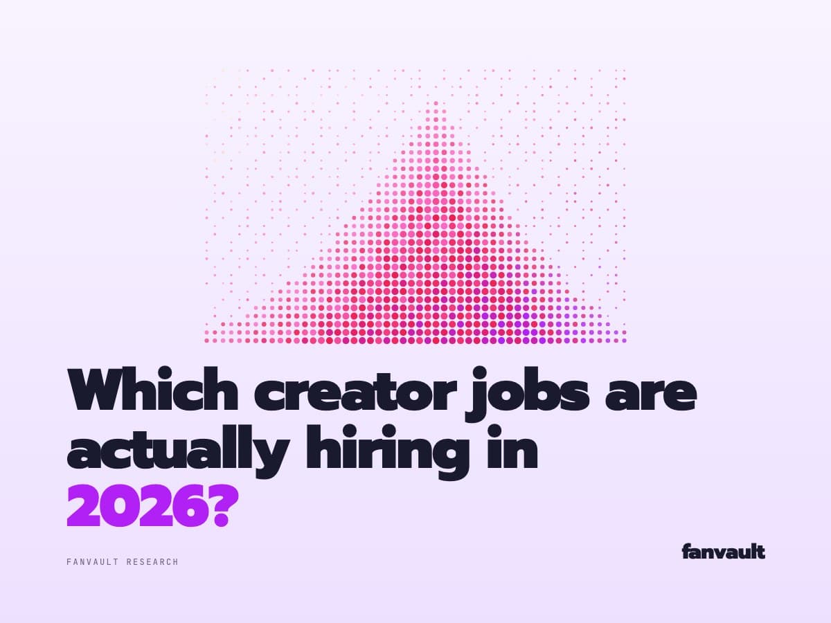 Which creator jobs are actually hiring in 2026?